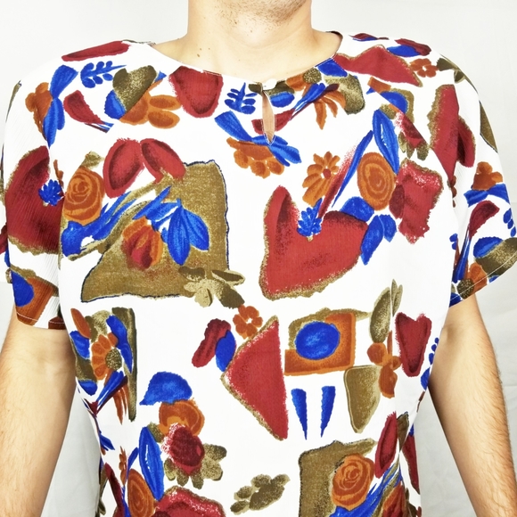 Truffles 22W Abstract 80s 90s Style Shirt - Picture 8 of 8